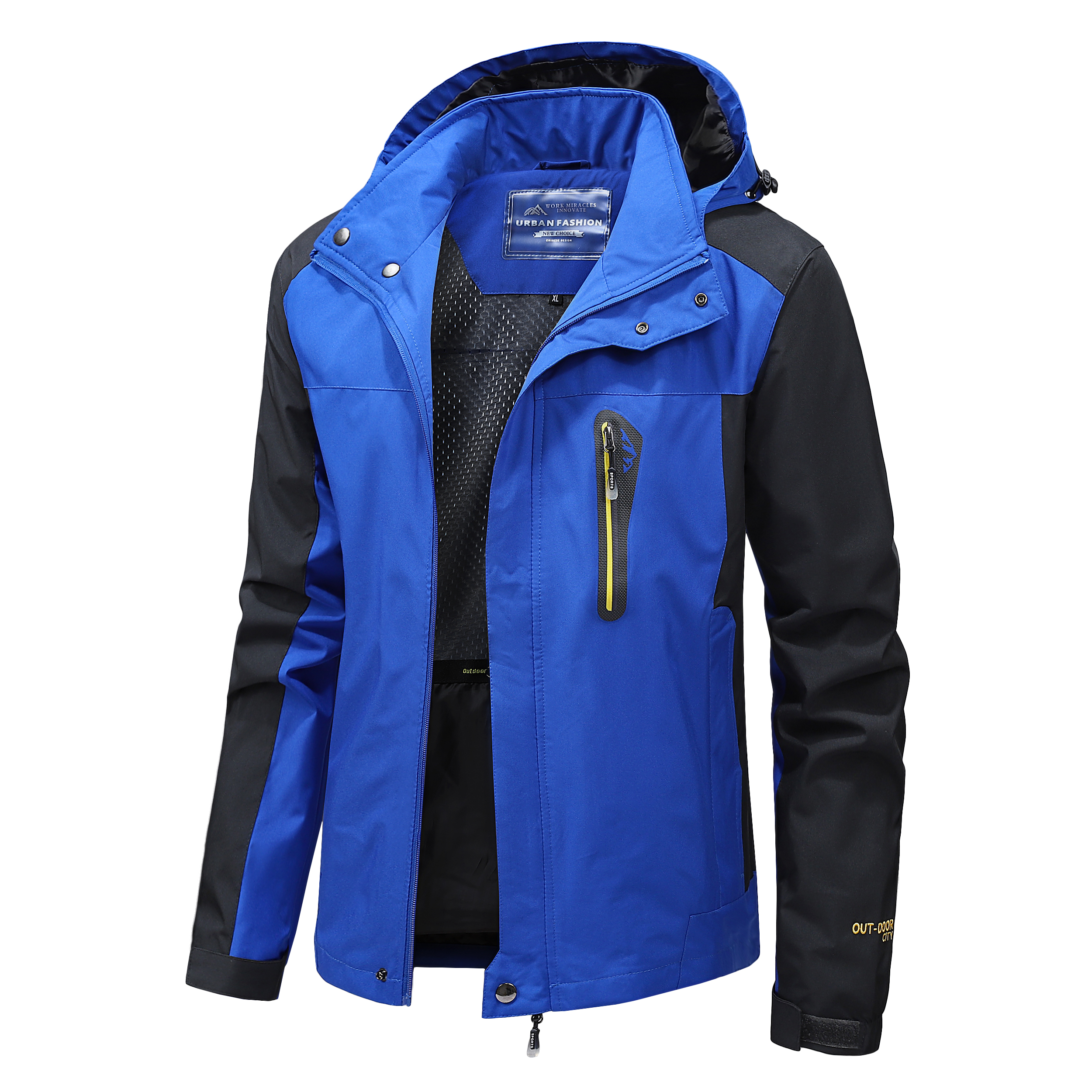 Outdoor Sport Waterproof Jacket - Men's Waterproof Hiking Jacket Large Size