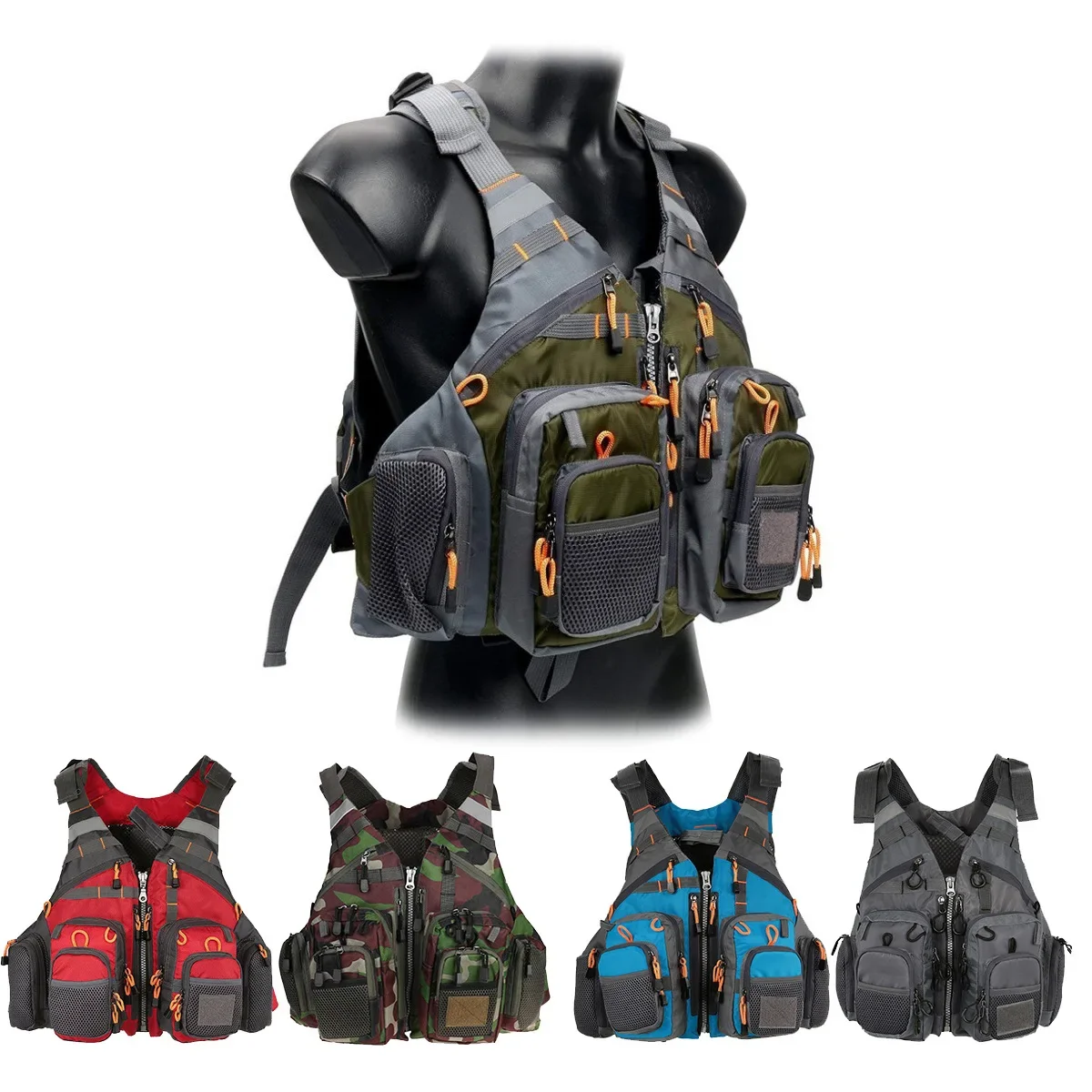 Adjustable Fishing Vest Breath - Outdoor Sport Waterproof Jacket のレビューと価格
