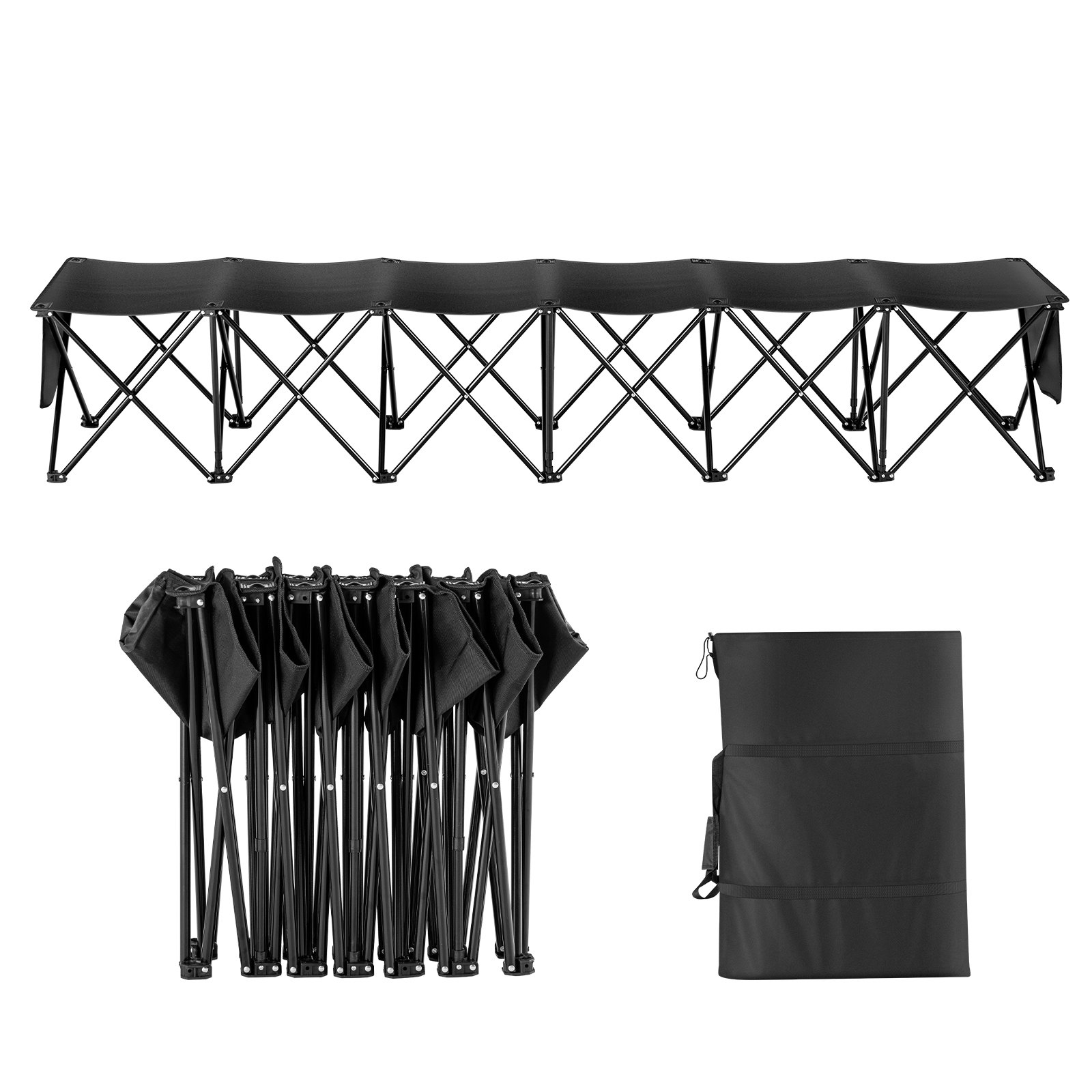 6 Seat Portable Folding Sport  - Outdoor Sport Bench のレビューと価格