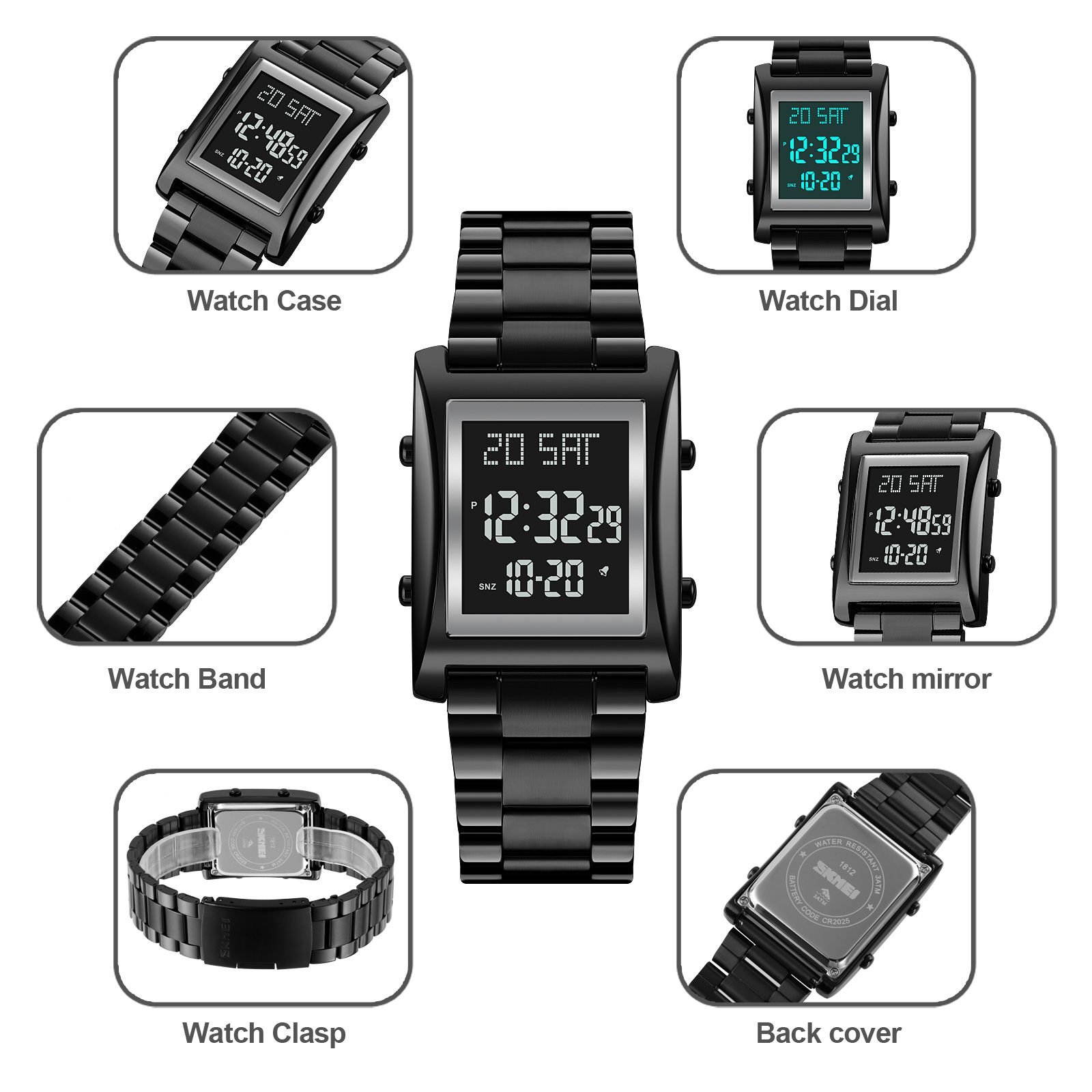 SKMEI Simple Alarm Clock Sport - Outdoor Sports List のレビューと価格