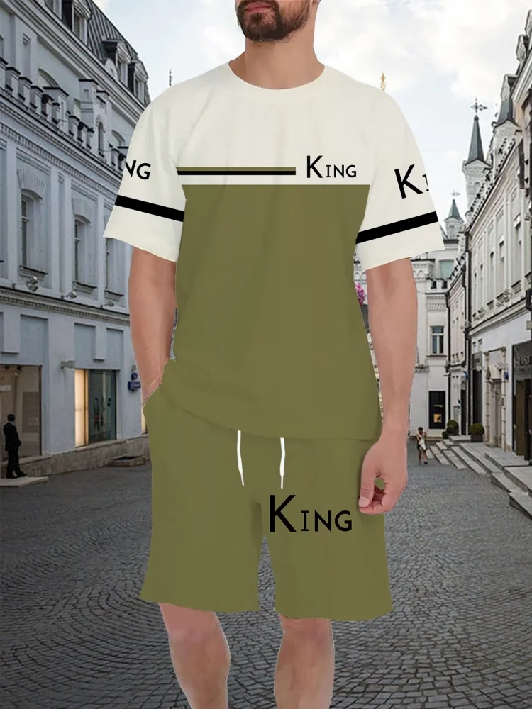 Stripe 3D Print T-Shirt Men's  - Outdoor Sports Activities のレビューと価格