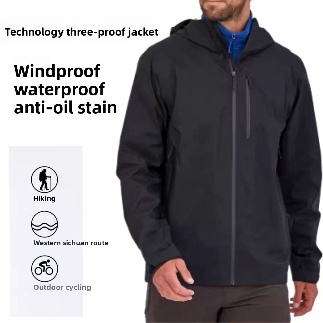 Men's Outdoor Tech Shell Jacke - Outdoor Sport Waterproof Jacket のレビューと価格