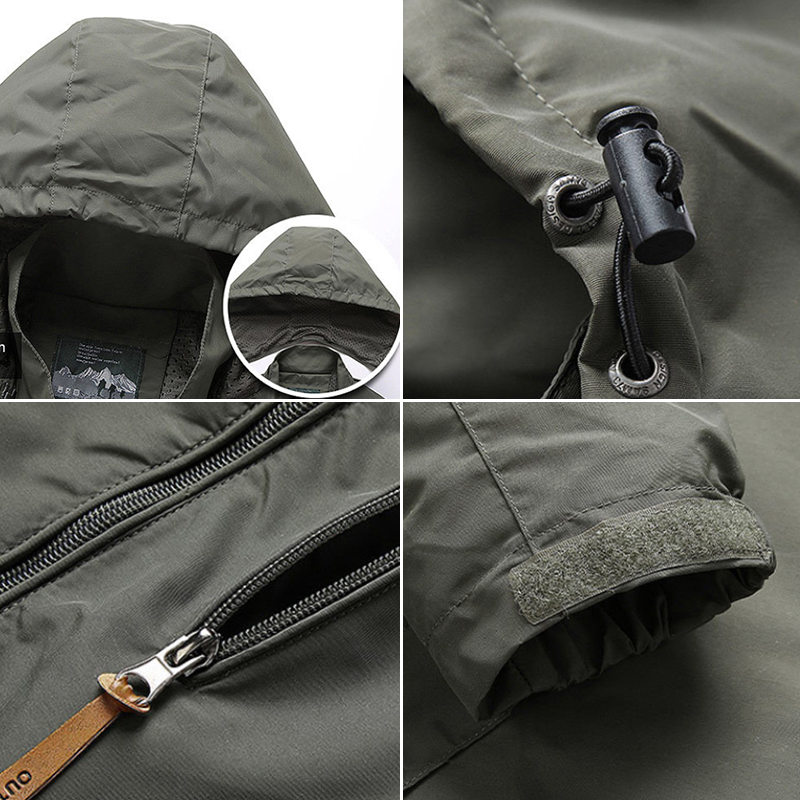Windbreaker Men Tactical Jacke - Outdoor Sport Waterproof Jacket のレビューと価格