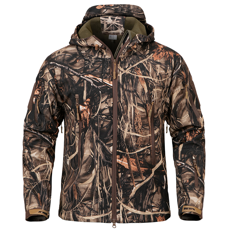 Men's Silent Soft Shell Camouf - Outdoor Sport Waterproof Jacket のレビューと価格