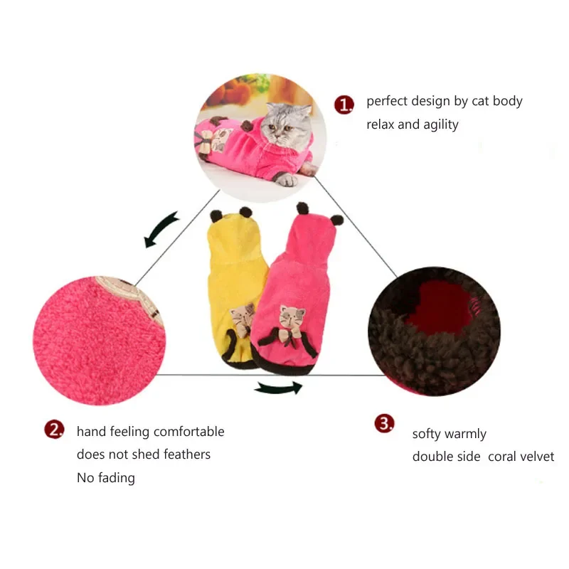 Cat Clothes Warmly Coral Velve - Outdoor Sport Festival のレビューと価格