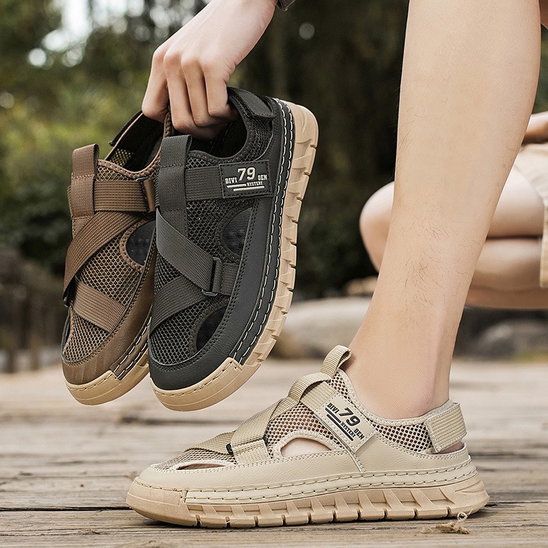 Mens Sandals Summer Mesh Breat - Outdoor Sport Outfit のレビューと価格