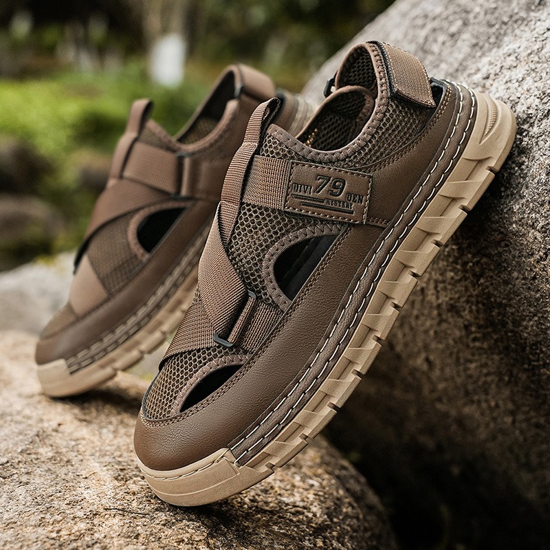 Mens Sandals Summer Mesh Breat - Outdoor Sport Outfit のレビューと価格
