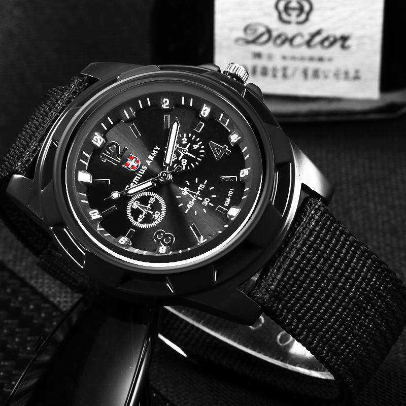 Men's Sports Watch Quartz Nylo - Indoor Sport And Outdoor Sports のレビューと価格