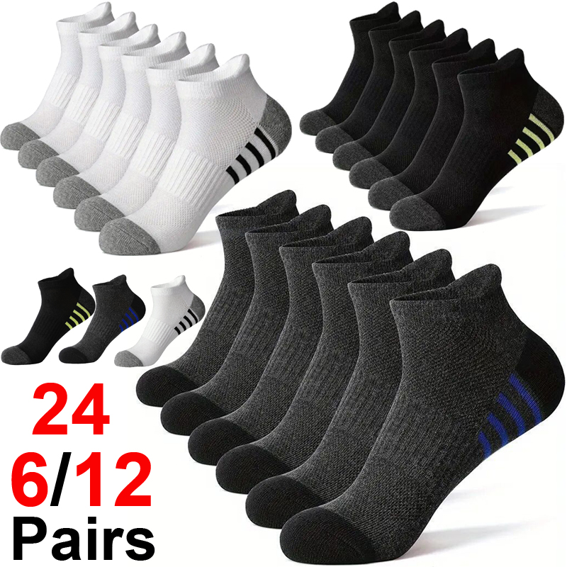12Pairs High Quality Men's Spo - Outdoor Sports Activities のレビューと価格
